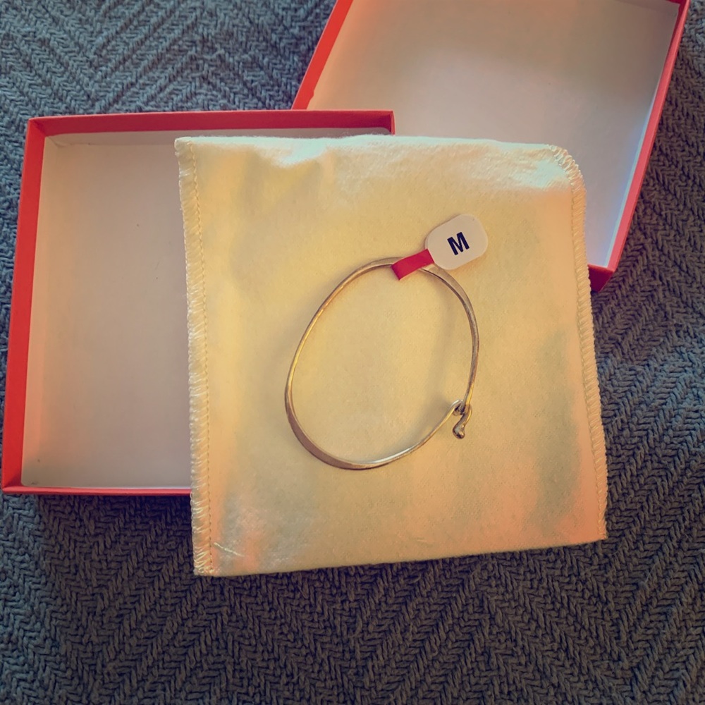 James Avery Hammered hook-on bracelet